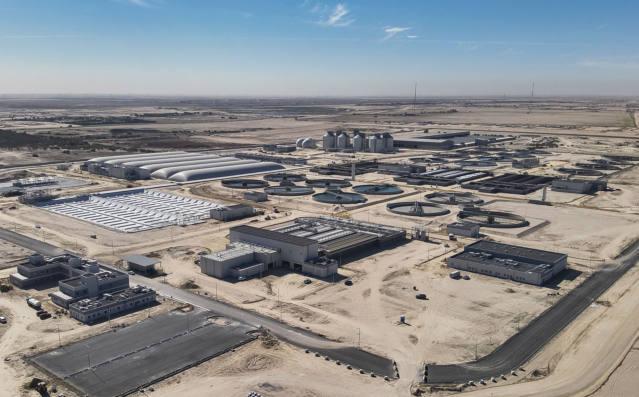 Abwasserreinigungsanlage in Umm Al Hayman, Kuwait