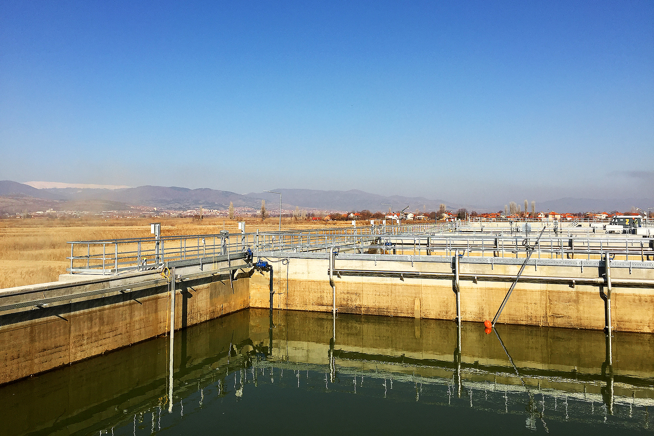 The sewage treatment plant in Kocani realised by WTE